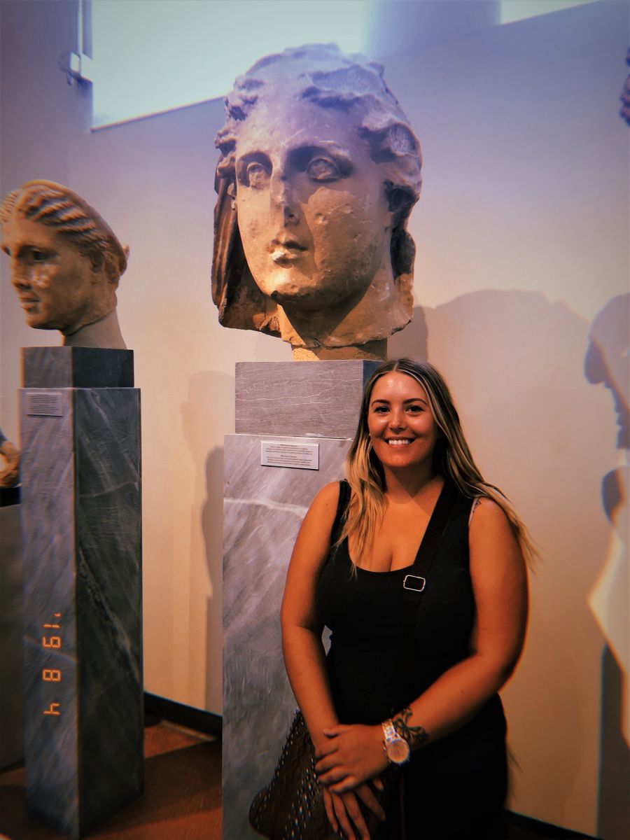 Faith Boser is an archaeology student and staff member at the Museum of Antiquities. (Photo: Supplied)