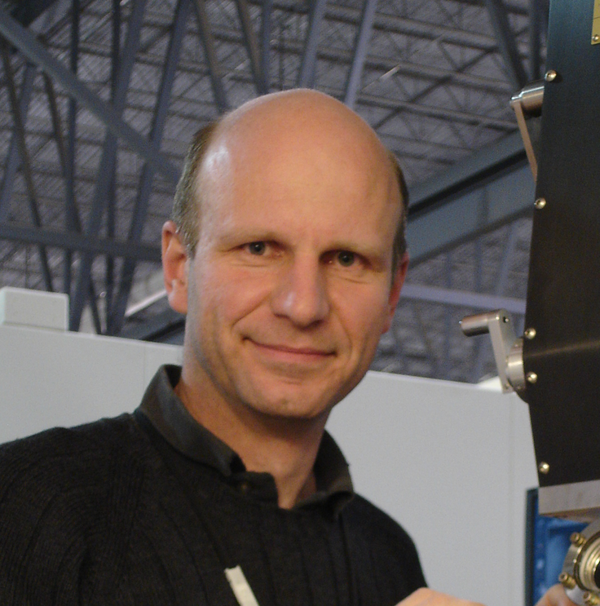 Johannes Lehmann is a Professor of soil and crop sciences at Cornell University. He is standing near the SGM beamline at the CLS that his team used to analyze their samples.