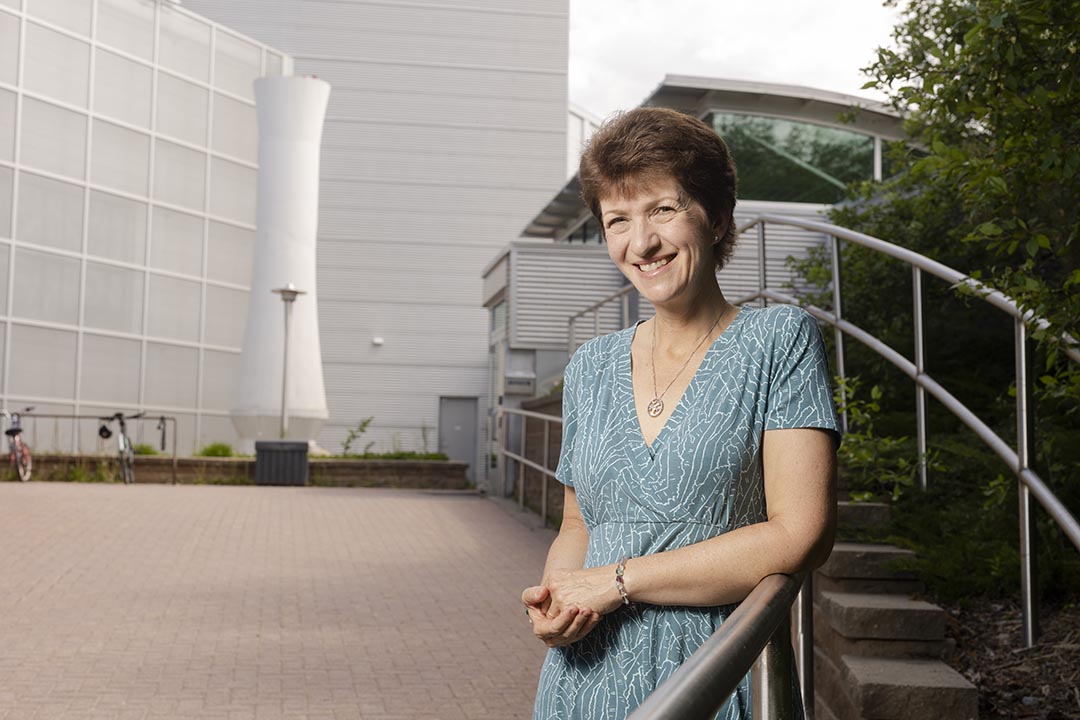 USask geological sciences researcher Ingrid Pickering, the program director of the new NSERC-funding synchrotron training program. Photo credit: Dave Stobbe