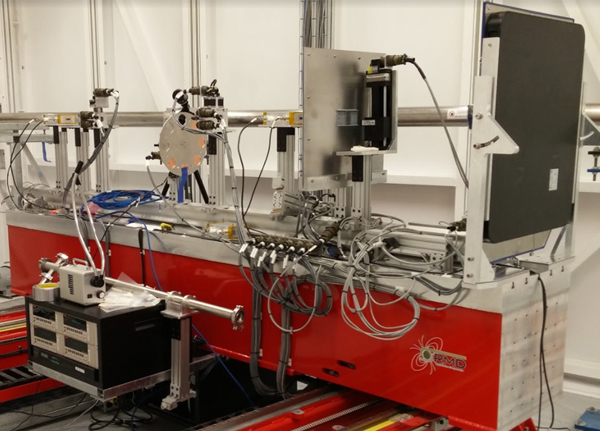 X-rays provide structural information about the minerals under investigation. Image courtesy the authors. The BXDS (Brockhouse) beamline at the CLS.