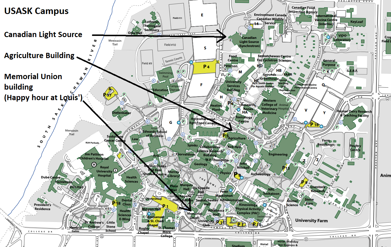 University of Saskatchewan Map