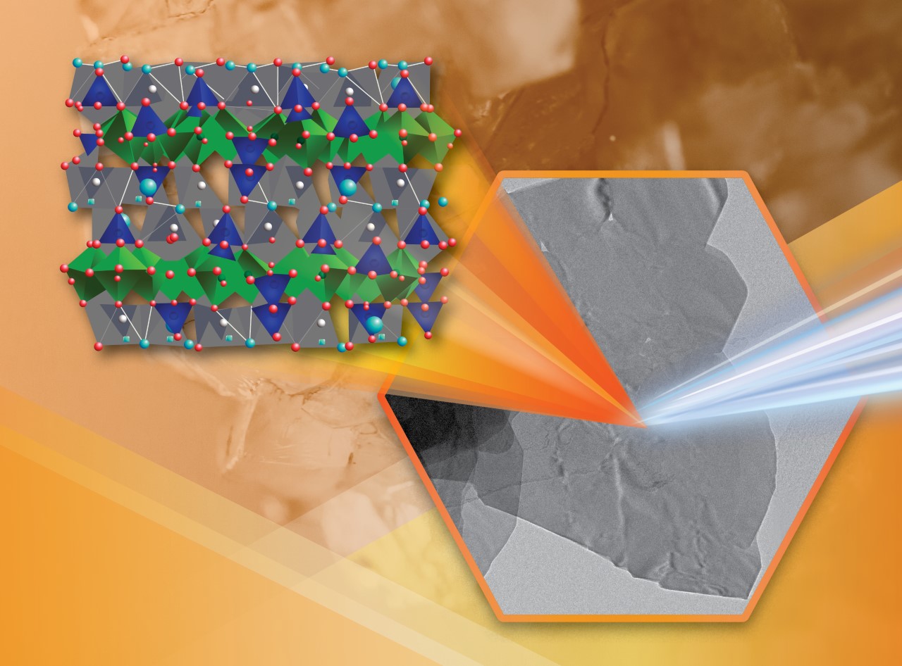 X-rays provide structural information about the minerals under investigation. Image courtesy the authors. 