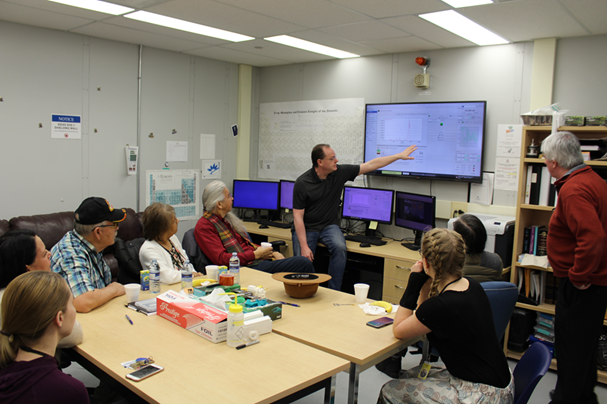 The Canadian Light Source Indigenous Education projects followed traditional Protocol and Ceremony with Traditional Knowledge Keepers 